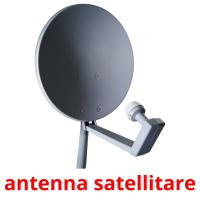 antenna satellitare flashcards illustrate