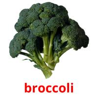 broccoli picture flashcards
