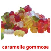 caramelle gommose flashcards illustrate