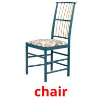 chair picture flashcards