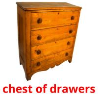 chest of drawers picture flashcards