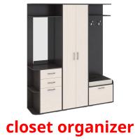 closet organizer picture flashcards