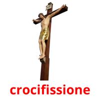 crocifissione flashcards illustrate
