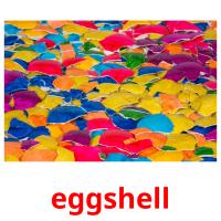 eggshell picture flashcards