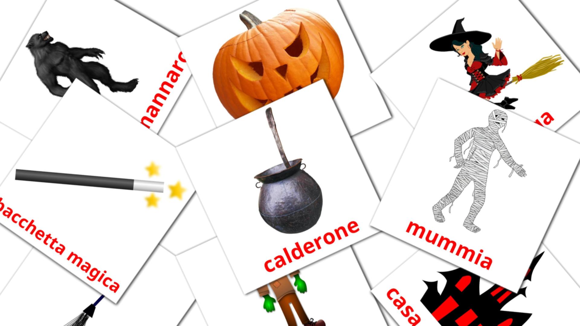 16 flashcards di Halloween