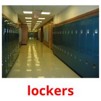 lockers picture flashcards
