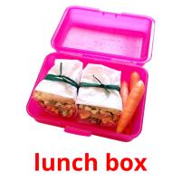 lunch box picture flashcards