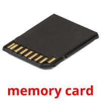 memory card picture flashcards