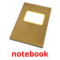 notebook picture flashcards