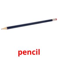 pencil picture flashcards