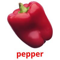pepper picture flashcards