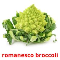 romanesco broccoli picture flashcards