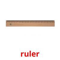 ruler picture flashcards