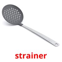 strainer picture flashcards