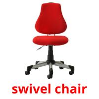 swivel chair picture flashcards