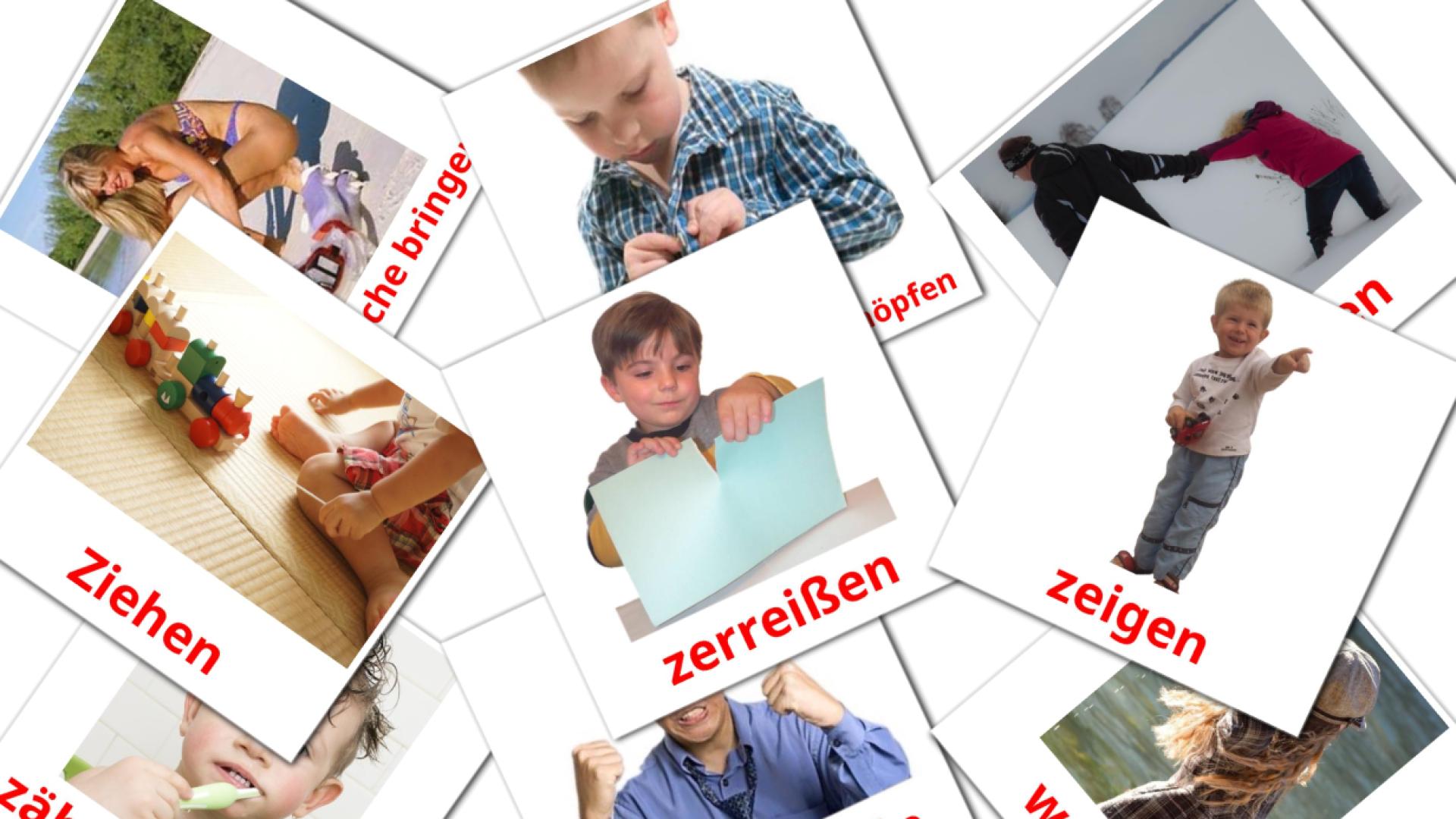 Verben Vocabulário em alemão Flashcards