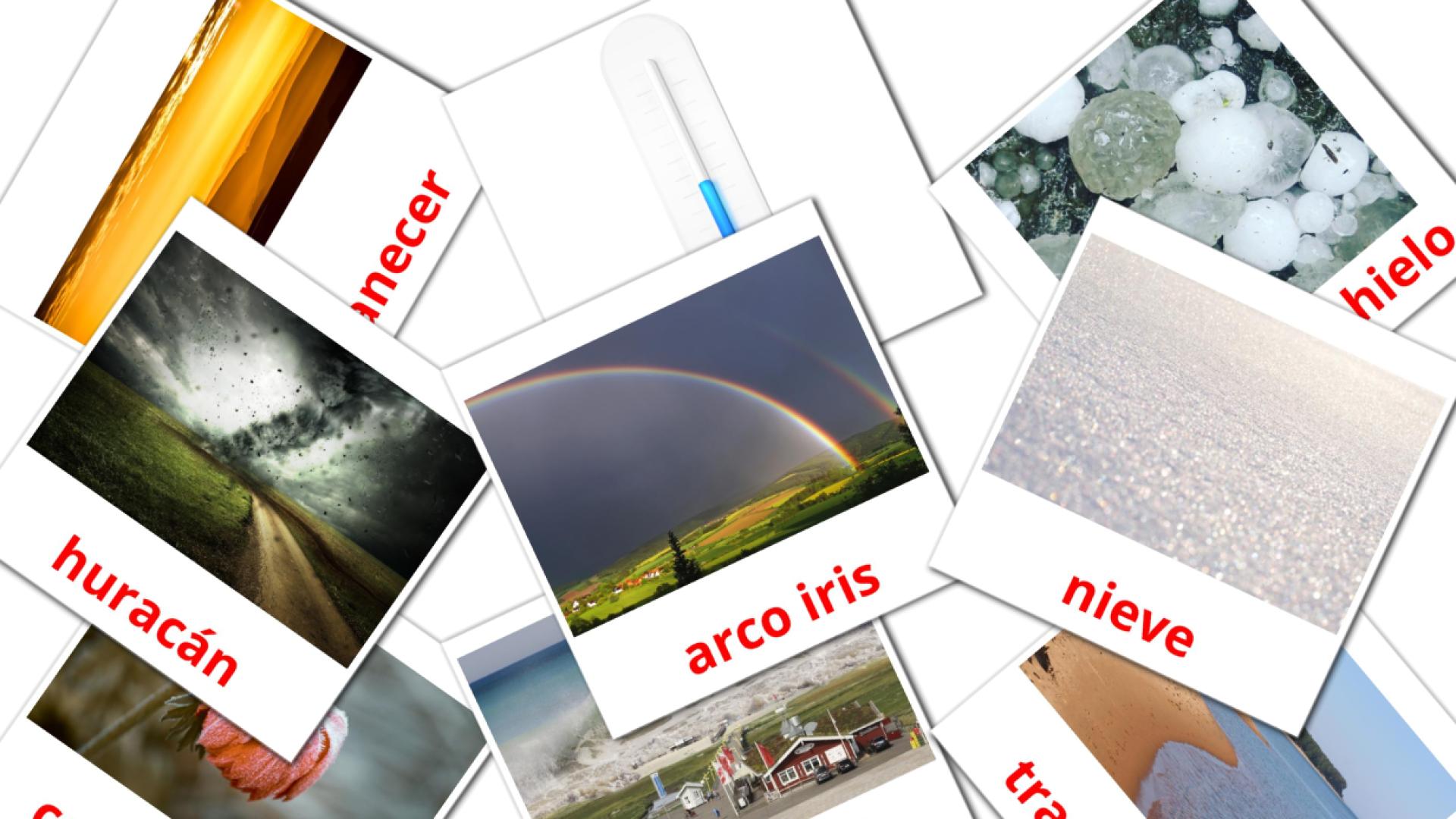 31 Flashcards de Meteorología y clima
