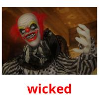 wicked picture flashcards
